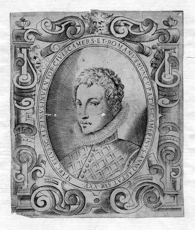 Engraved Portrait by Giacomo Franco